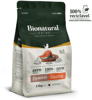 Bionatural Prime Gatos Filhotes Salmão