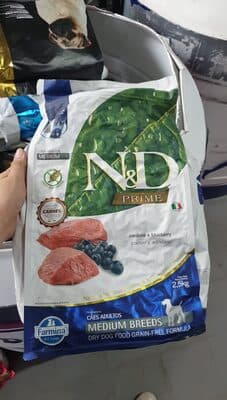 N&D PRIME CORDERO Y ARANDANO PERRO