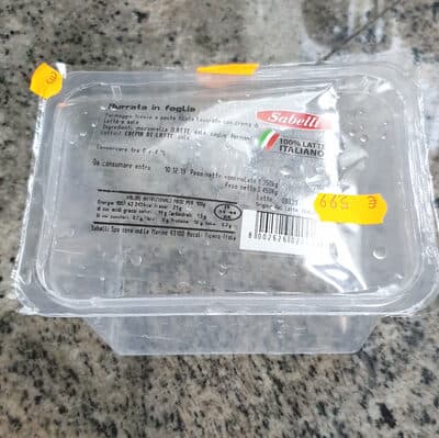 Burrata in foglia