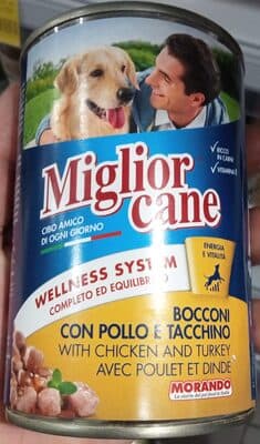Miglior cane Bocconi con Pollo e Tacchino