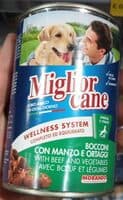 Miglior cane Bocconi con Manzo e Ortaggi
