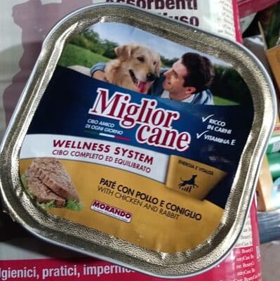 Miglior cane Paté con pollo e coniglio