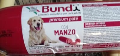 Bundi con manzo salsicciotto
