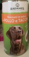 Bocconi in salsa pollo e tacchino per cani