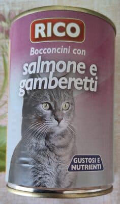 Bocconcini con salmone e gamberetti