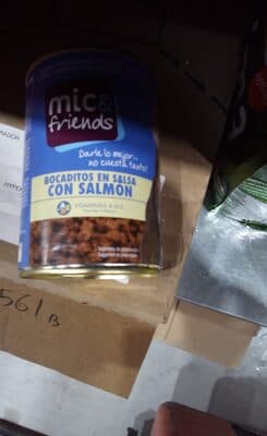 Bocaditos en salsa con salmón