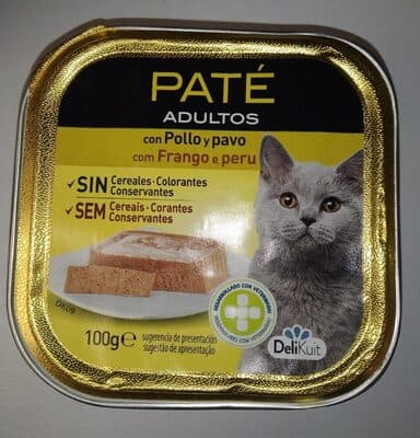 Paté adultos de gatos