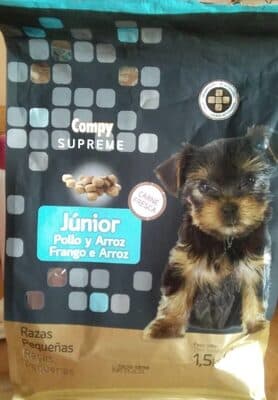 Comida de perros Junior pollo y arroz