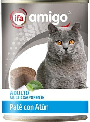 Paté con atún para gatos adultos