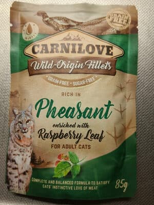 Rich in Pheasant enriched with Raspberry leaves