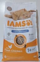 Iams Advanced Nutrition Light/Sterilised with Fresh Chicken 1+ years