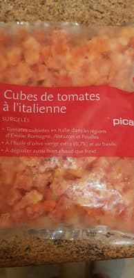 cubes de tomates à l italienne