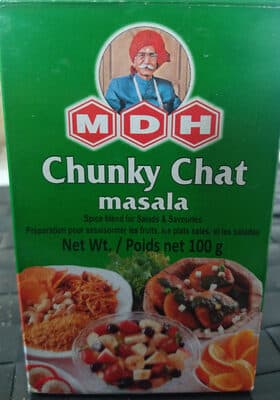 Chunky chat masala - Préparation pour assaisonner les fruits, les plats salés et les salades
