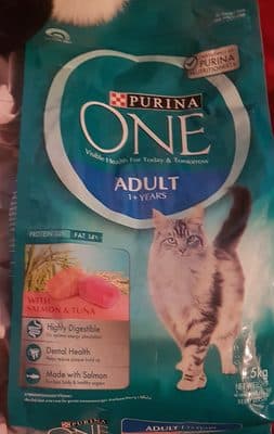 PURINA ONE Adult Cat Food with Salmon and Tuna