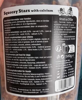 Squeezy Stars with calcium