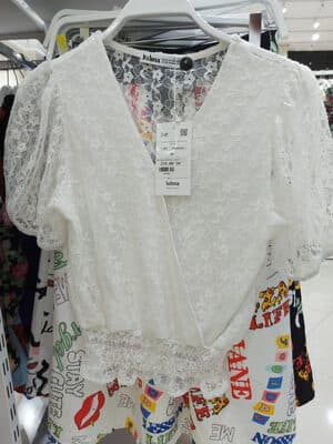Chemise dentile court
