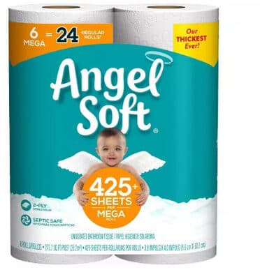 unscented bathroom tissue