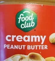 Creamy peanut butter