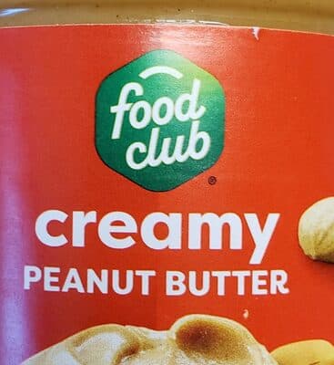 Creamy peanut butter