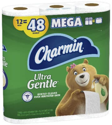 Ultra gentle toilet paper