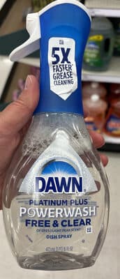 Platinum Plus Powerwash Dish Spray - Free & Clear