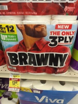 Brawny Paper Towel 6 DBL Rolls