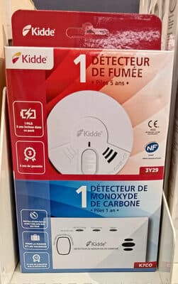 Pack 1 Détecteur De Fumée Et 1 Détecteur De Monoxyde de Carbone