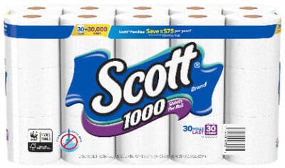 Scott 1000 toilet paper