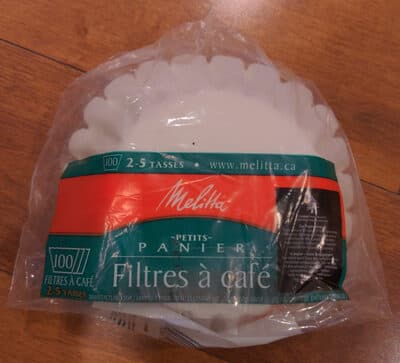 Filtre à café petit panier