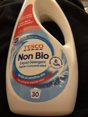 Tesco non-bio liquid detergent super concentrated