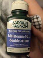 Mélatonine 10 mg double action