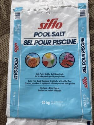 Sel pour piscine
