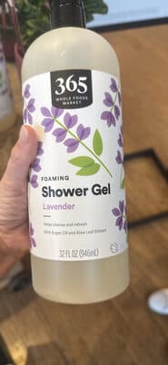 Foaming Shower Gel Lavender