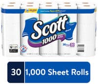 1000 sheets - 30 rolls