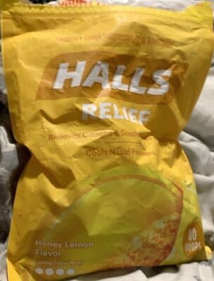 Halls Relief Honey Lemon Flavor