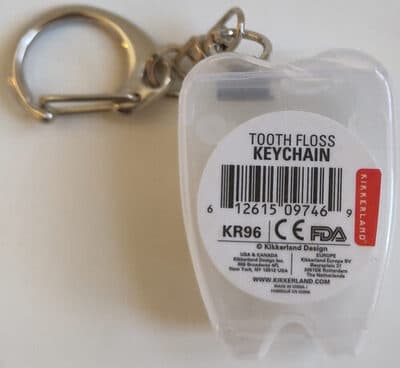 Tooth Floss Keychain