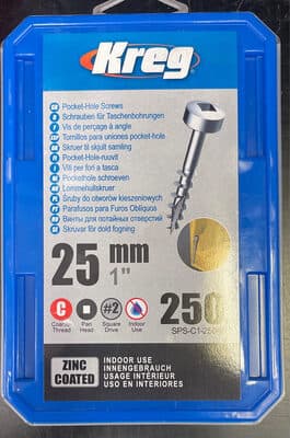 Pocket-Hole Screws 25mm