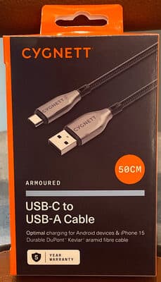 USB-C to USB-A Cable 50cm