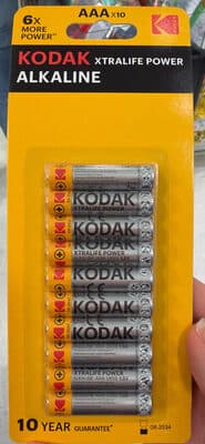 AAA batterier