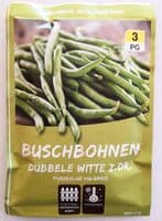 Saatgut Buschbohnen Dubbele witte z.dr.
