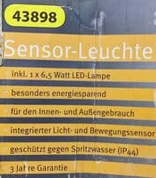 Sensor-Leuchte für innen und außen