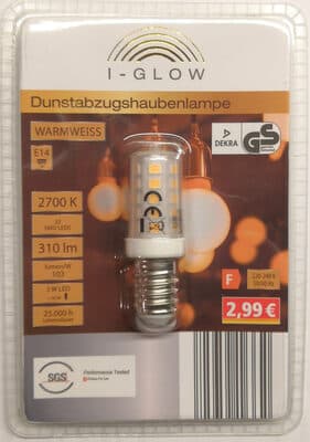 Dunstabzugshaubenlampe