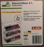 Klarsichtbox 5 L
