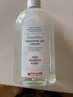 Marks and Spencer Sensitive washing up liquid