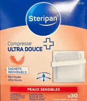 Compresse ultra douce (format 15x15 cm)