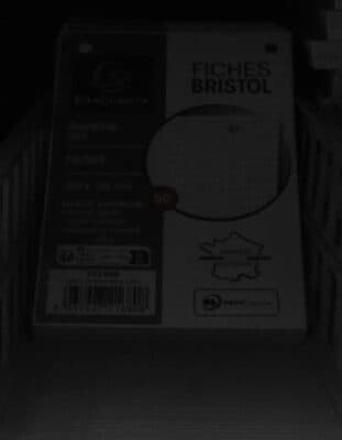 50 fiches bristol 100 x 150 mm blanches quadrillées 5x5 perforées