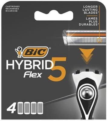 BIC Hybrid5 Flex Navul Scheermesjes