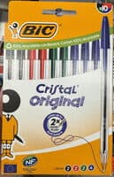 Cristal Original 1.0mm 4 bleus, 2 verts, 2 rouges, 2 noirs
