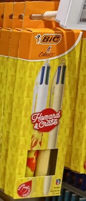 Bic 4 Couleurs Decors Velours