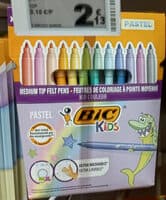 Feutres de coloriage à point moyenne